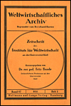 Weltwirtschaftliches Archiv